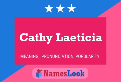 ملصق اسم Cathy Laeticia