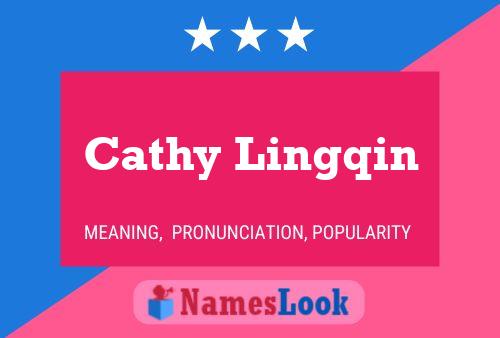 ملصق اسم Cathy Lingqin