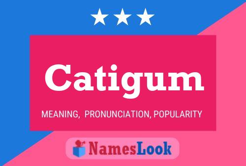 ملصق اسم Catigum