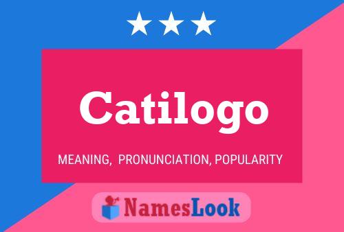 ملصق اسم Catilogo