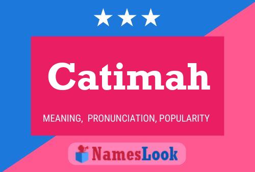 ملصق اسم Catimah