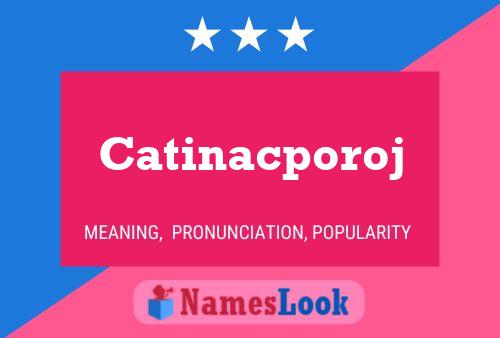 ملصق اسم Catinacporoj