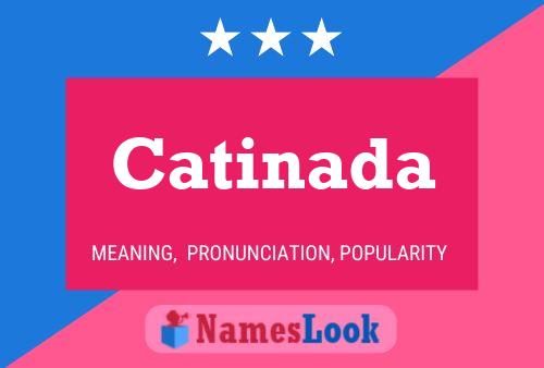 ملصق اسم Catinada