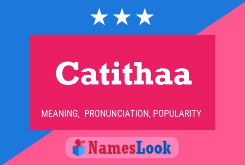 ملصق اسم Catithaa