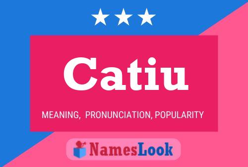 ملصق اسم Catiu