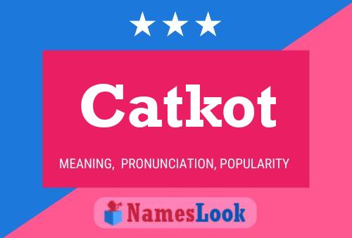 ملصق اسم Catkot