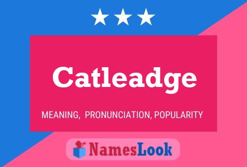 ملصق اسم Catleadge