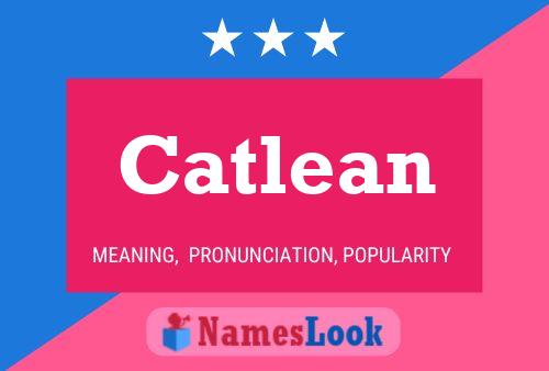 ملصق اسم Catlean