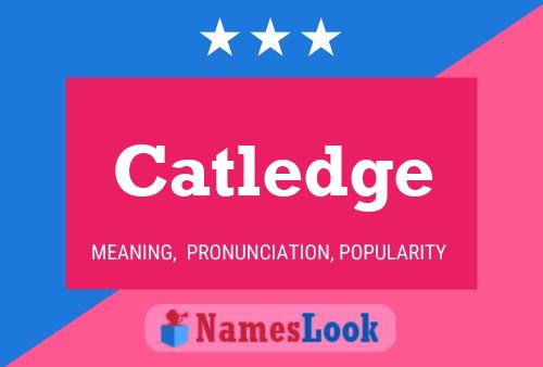 ملصق اسم Catledge