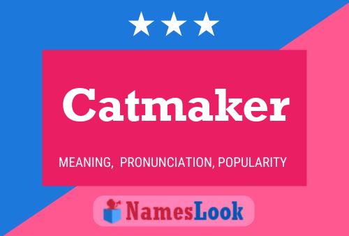 ملصق اسم Catmaker