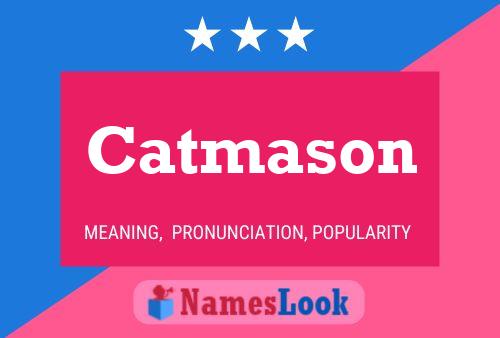 ملصق اسم Catmason