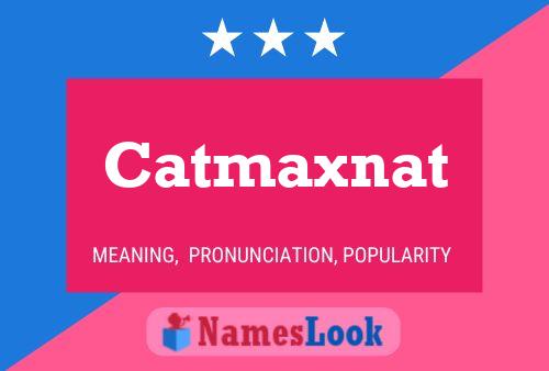 ملصق اسم Catmaxnat