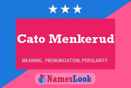 ملصق اسم Cato Menkerud