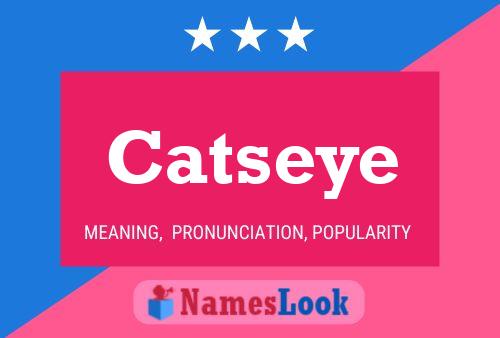 ملصق اسم Catseye