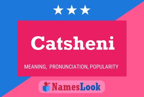 ملصق اسم Catsheni