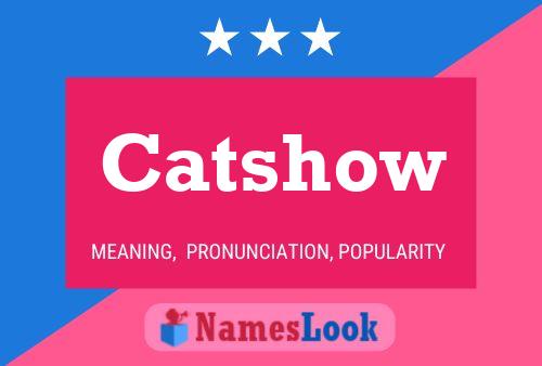 ملصق اسم Catshow