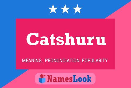 ملصق اسم Catshuru