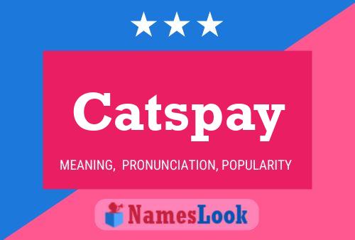 ملصق اسم Catspay