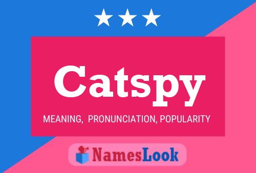 ملصق اسم Catspy