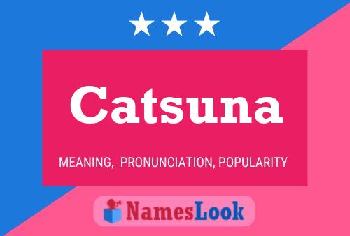 ملصق اسم Catsuna