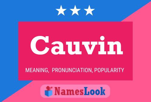 ملصق اسم Cauvin