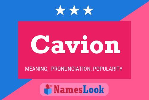 ملصق اسم Cavion