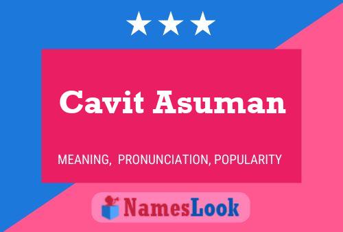 ملصق اسم Cavit Asuman