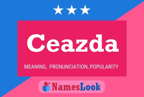 ملصق اسم Ceazda