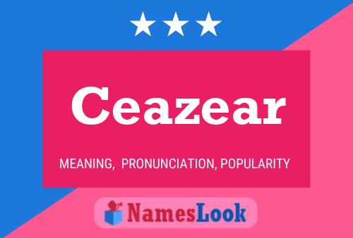 ملصق اسم Ceazear