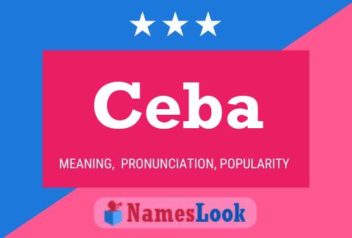 ملصق اسم Ceba