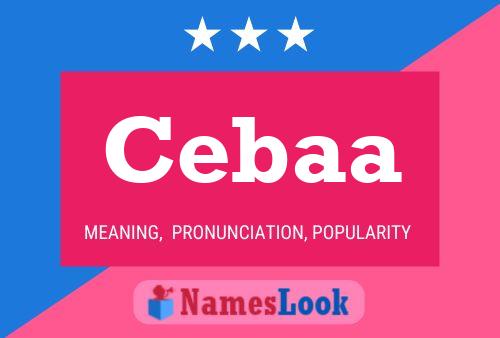 ملصق اسم Cebaa