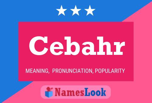 ملصق اسم Cebahr