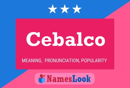 ملصق اسم Cebalco