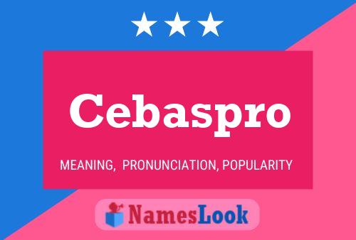 ملصق اسم Cebaspro