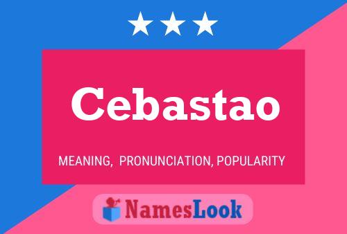 ملصق اسم Cebastao