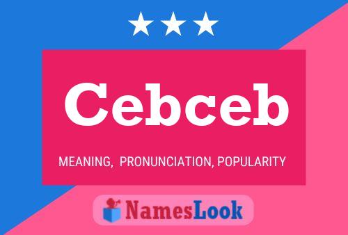 ملصق اسم Cebceb