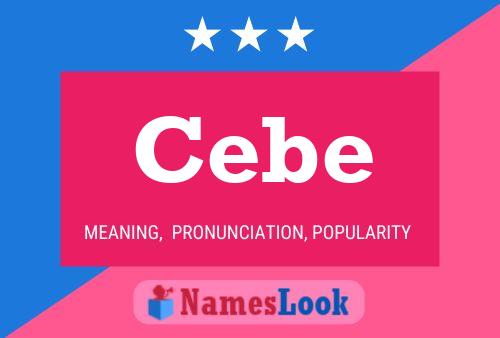 ملصق اسم Cebe