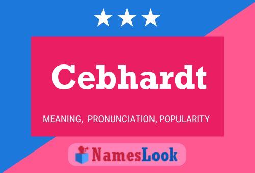 ملصق اسم Cebhardt