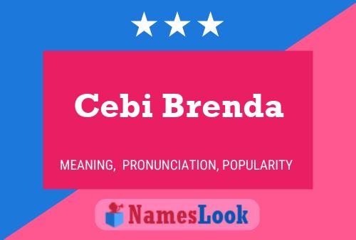 ملصق اسم Cebi Brenda