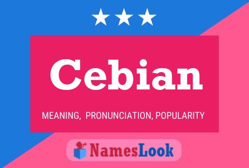 ملصق اسم Cebian