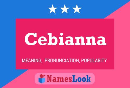 ملصق اسم Cebianna