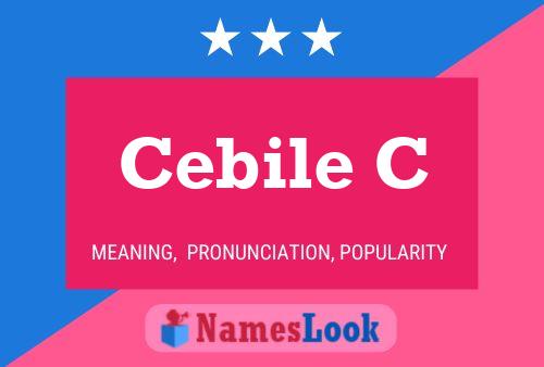 ملصق اسم Cebile C