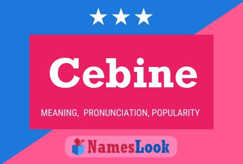 ملصق اسم Cebine