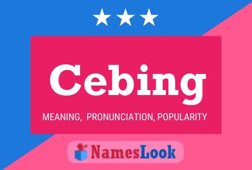 ملصق اسم Cebing