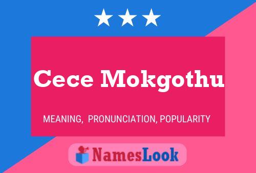 ملصق اسم Cece Mokgothu