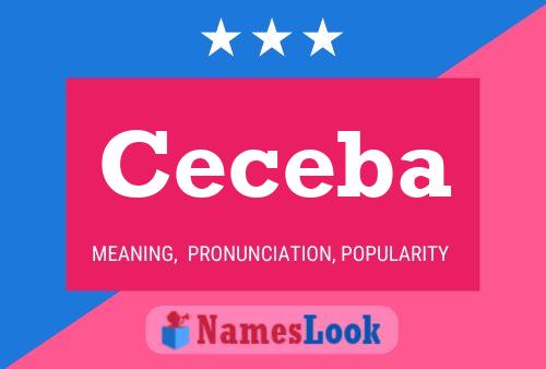 ملصق اسم Ceceba