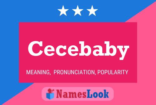 ملصق اسم Cecebaby