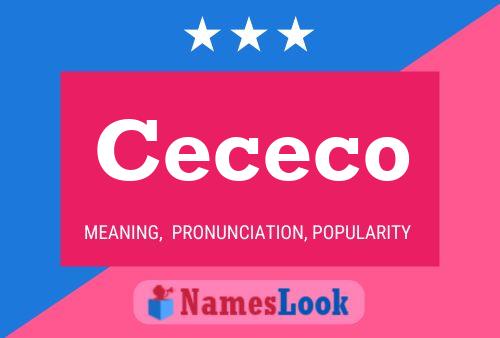 ملصق اسم Cececo