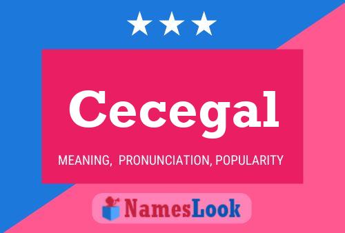 ملصق اسم Cecegal