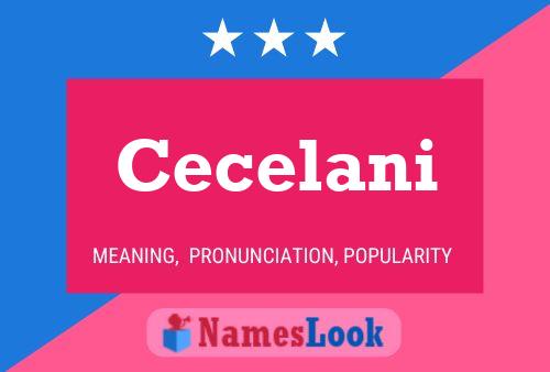 ملصق اسم Cecelani